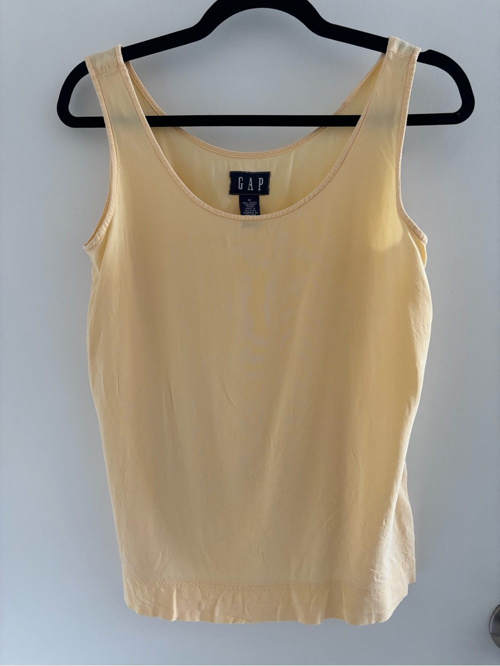 Vintage GAP Yellow Tank
